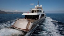 Motor yacht LA PELLEGRINA -  Aft View)